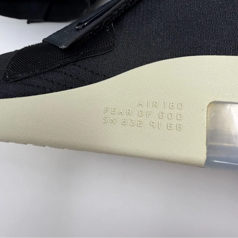 NIB Nike‎ Air x Fear of God Moc Black Fossil M7/W8.5